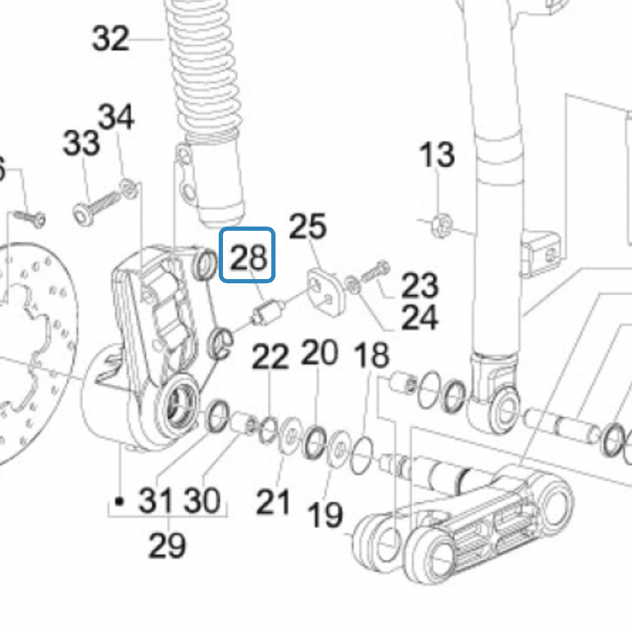 267819 - Speedo Gear / Pinion for Vespa – Vespa Clearwater