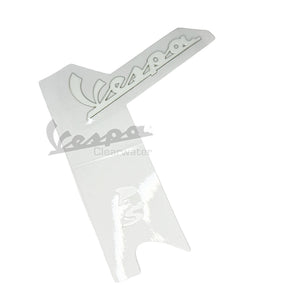 2H005221 - Vespa Front Emblem - White 4"
