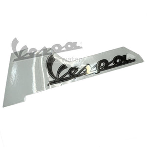 672060 - Vespa Front Emblem - Dark/Black/Smoke Chrome 4"