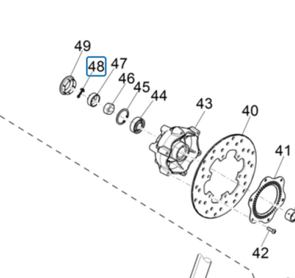 012789 - Cotter Pin / Split Pin for Rear Wheel – Vespa Clearwater