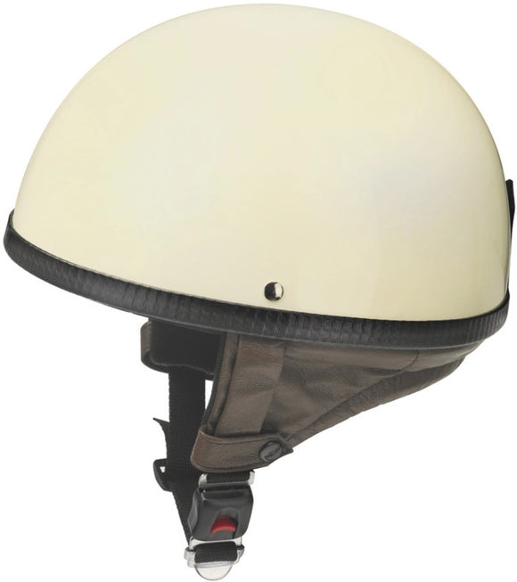 RB-500 Ivory & Brown Jet Helmet - Specialty