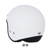 AFX 3/4 Helmet Built-In Visor - Glossy White
