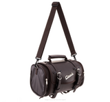 Classic PU Leather Roll Bag - Small Luggage Case for Front Rack