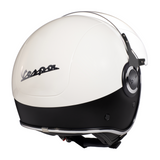 Vespa Black & White VJ1 3/4 Helmet - DOT FOR USA